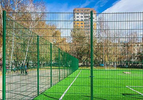 2Д забор для футбольной площадки в Уфе
